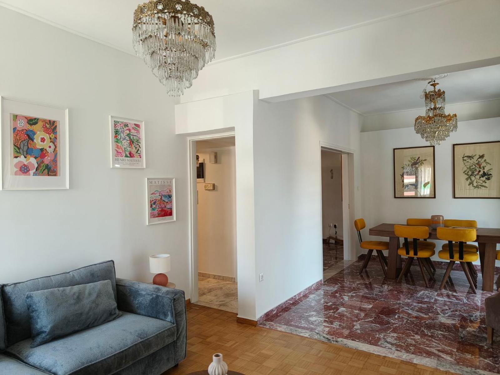 アテネStylish Artistic Flat With View, Three Min To Metroアパートメント エクステリア 写真
